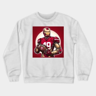 The Iron 49er mashup fan art Crewneck Sweatshirt